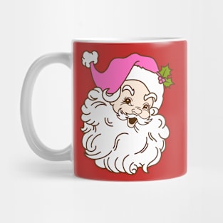 pink santa Mug